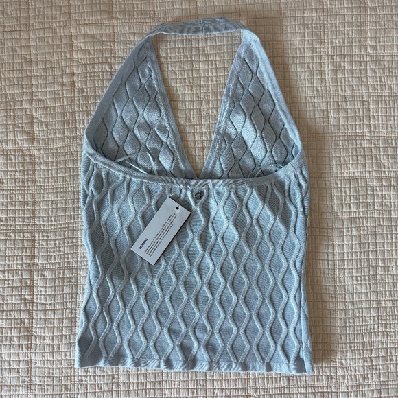 Guess Wavy Rib Halter Top - Picture 1 of 2